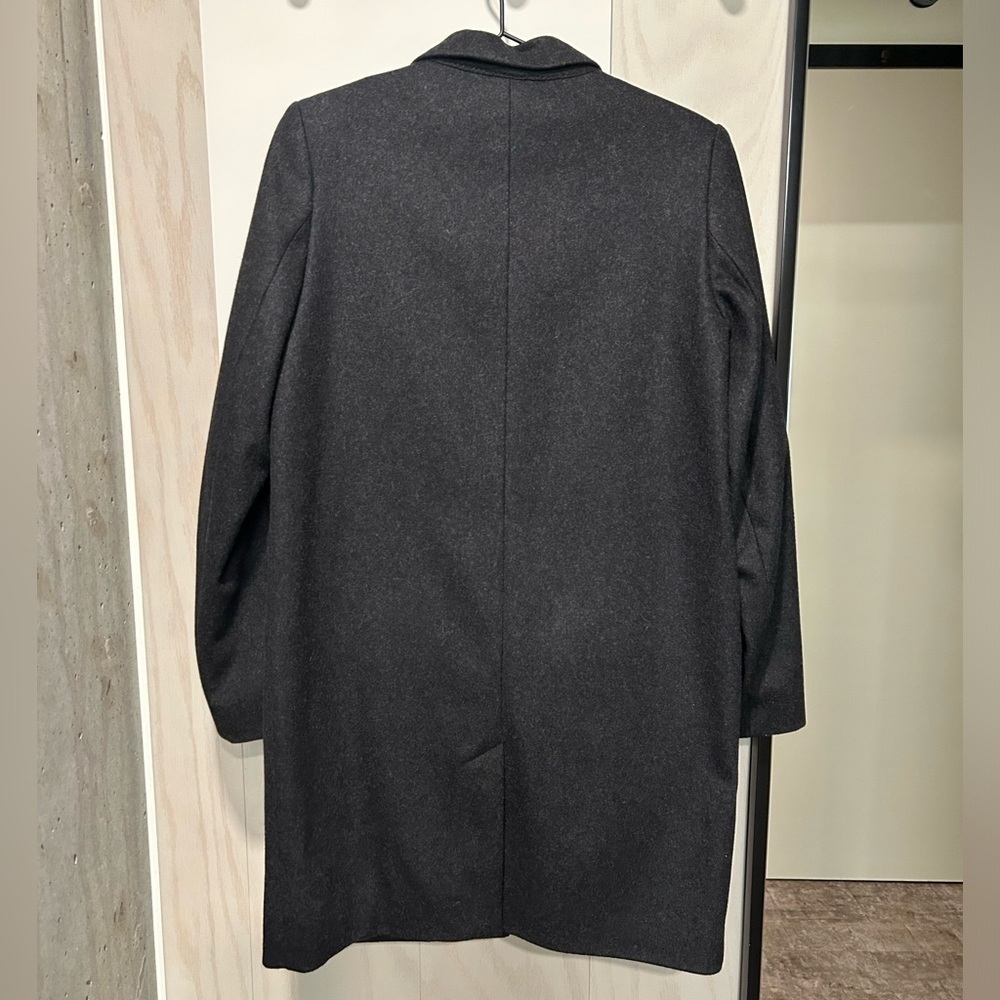$395 COS Wool Cashmere Coat size 6 charcoal grey excellent condition winter chic - Picture 4 of 12